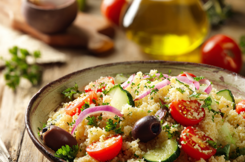Mediterraner Couscous Salat – leicht & gesund