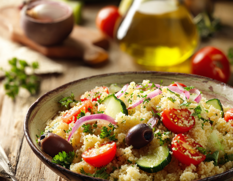 Mediterraner Couscous Salat_1 Mediterraner Couscous Salat – leicht & gesund